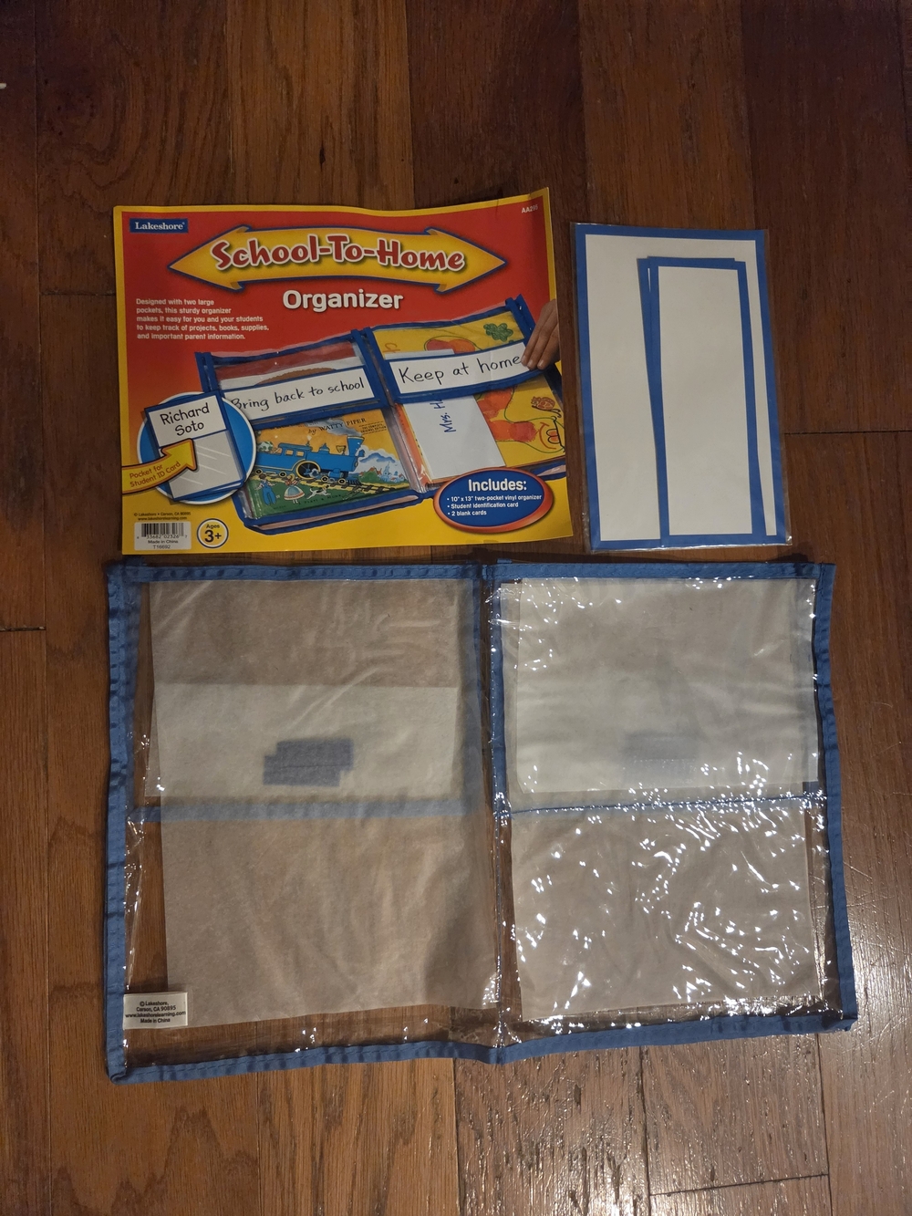 Lakeshore School-To-Home Organizer - New.